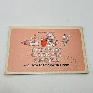 Reader Digest Cookbook Common Cooking Crises Book Guide Handbook Cartoon Picture